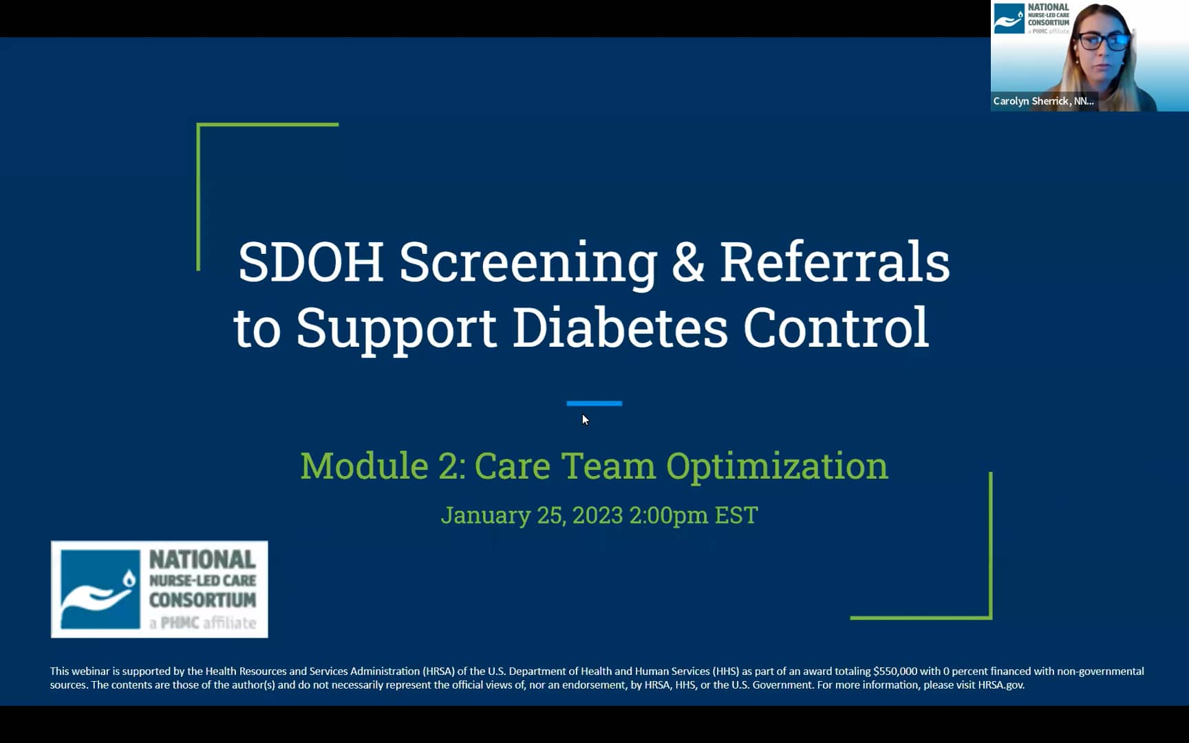 SDOH Screening & Referrals: Session 2-Care Team Optimization on Vimeo