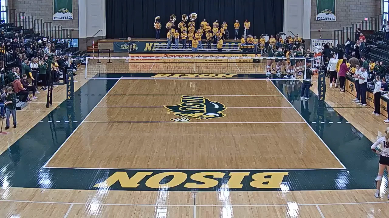 Jordan Lockwood (#9 white OH/OPP) North Dakota vs. Denver 2022.11.12-09 ...