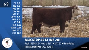 Lot #63 - BLACKTOP 4013 IMF 2611