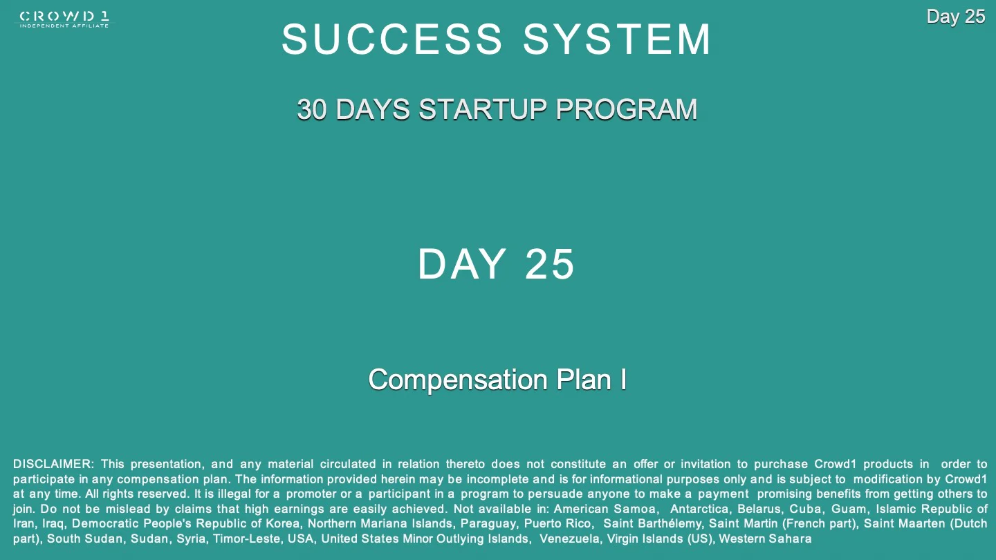 Compensation Plan I on Vimeo