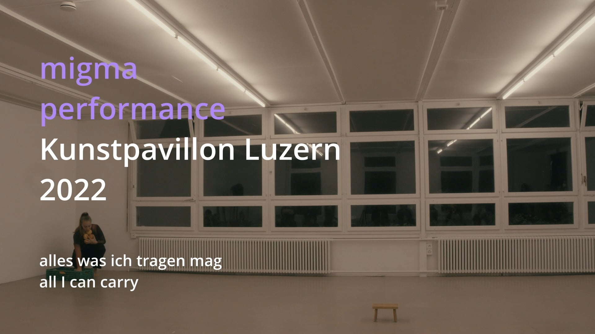Performance, Separation, Reparation, Vanishing, 22