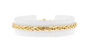 14kt Yellow Gold Wheat-Link Bracelet