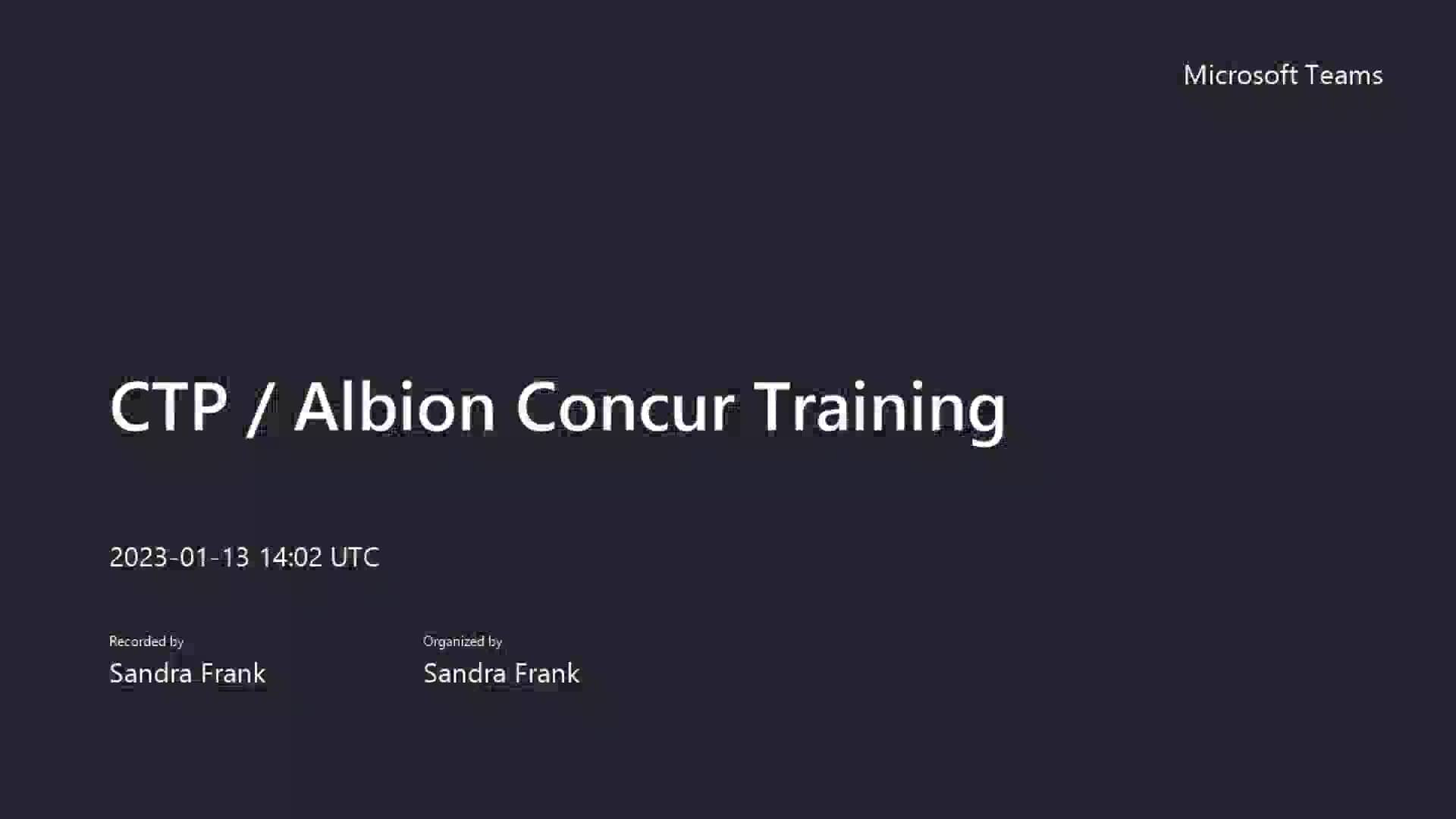 CTP _ Albion Concur Training20230113_090223Meeting Recording on Vimeo