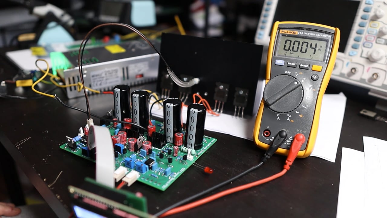 Calibrare panou de monitorizare, test la 8A, test protectie termica la 80C°