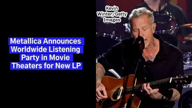 Metallica Announces Listening Party in Movie Theaters for New LP