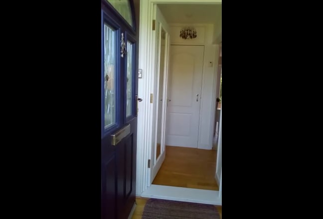 Video 1: Standard double bed, Wardrobe, mirror, side table and lamp