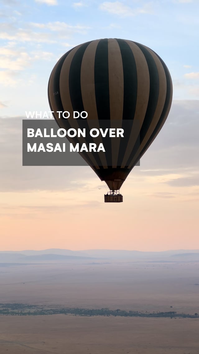 Balloon over Masai Mara