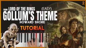 Gollum's Theme Easy [Lord of the Rings]