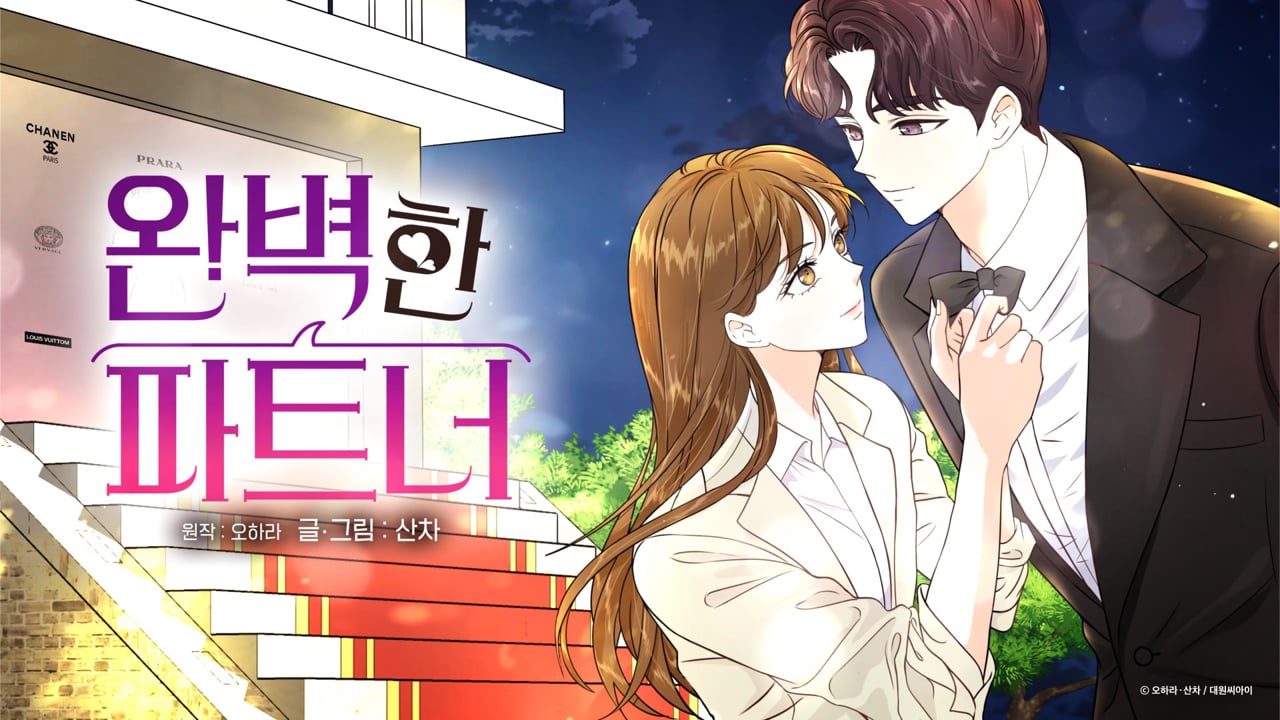'완벽한 파트너' 웹툰 홍보 영상 — 대원씨아이 제작 사례