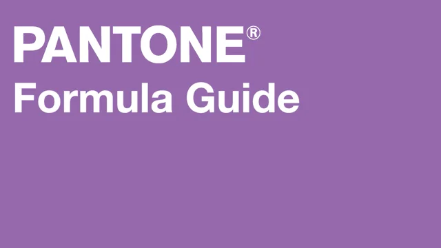 Pantone Formula Guide 2023 Supplement 