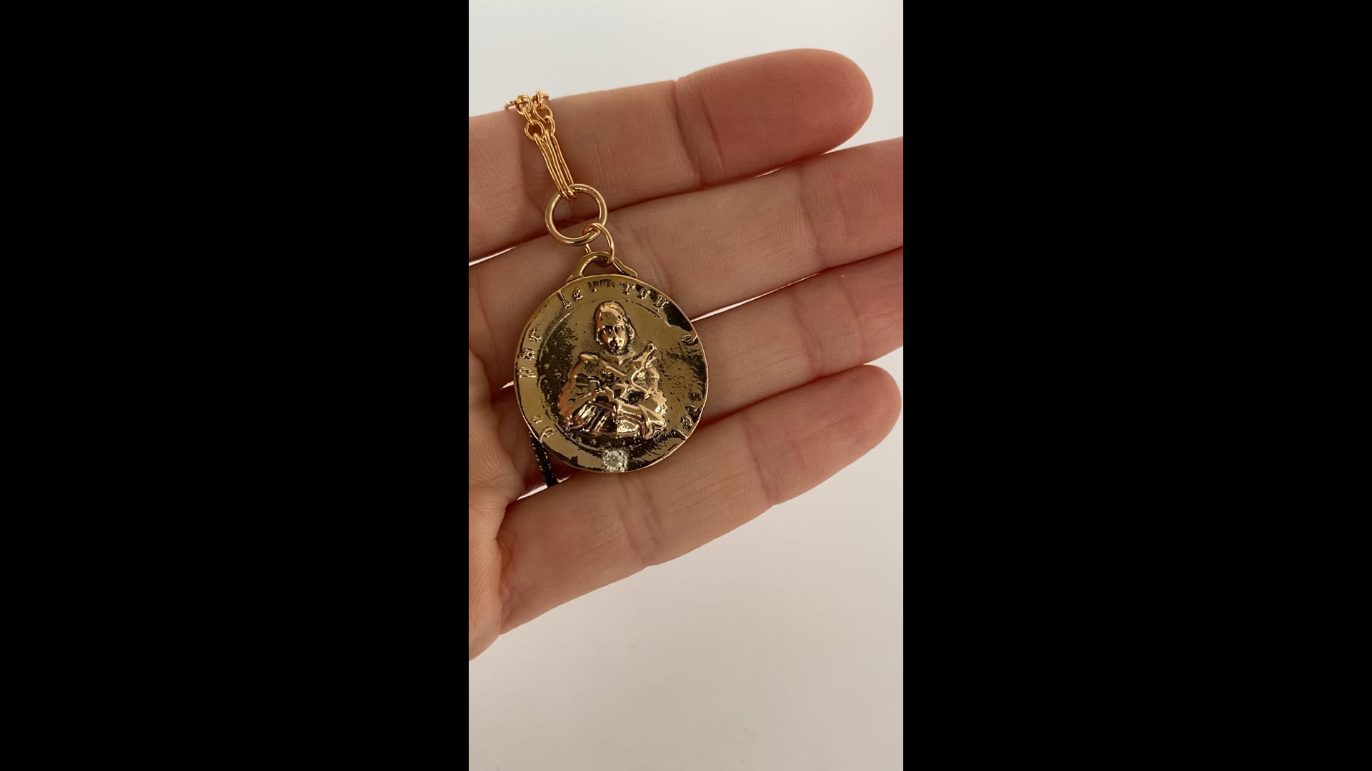 Medalla Gota de la Valent a San Ignacio de Loyola y Santa J