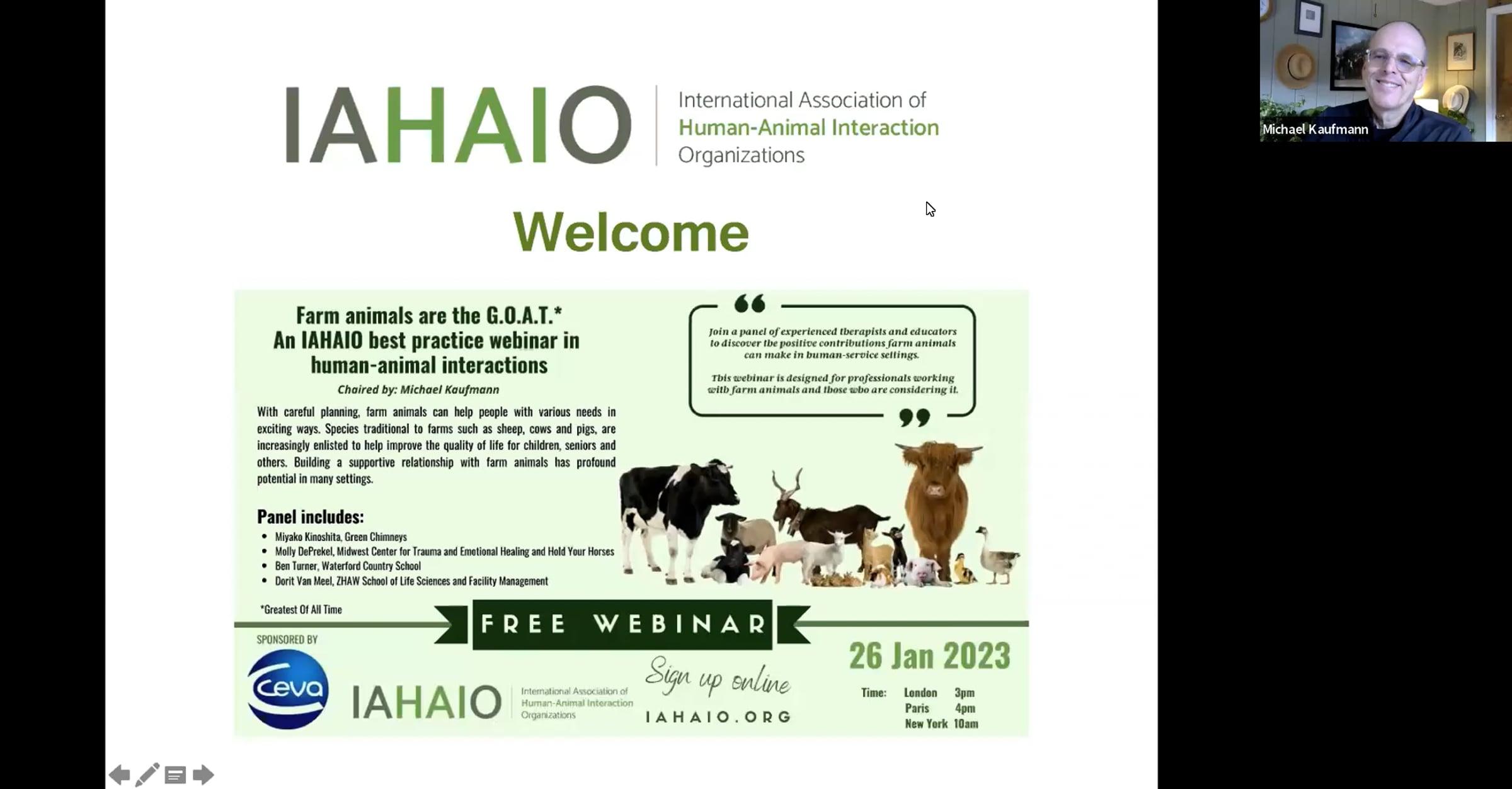 IAHAIO webinar farm animals 26Jan23 | Videos & Movies on Vimeo