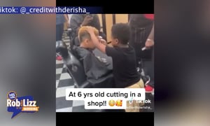 8 Year Old Barber