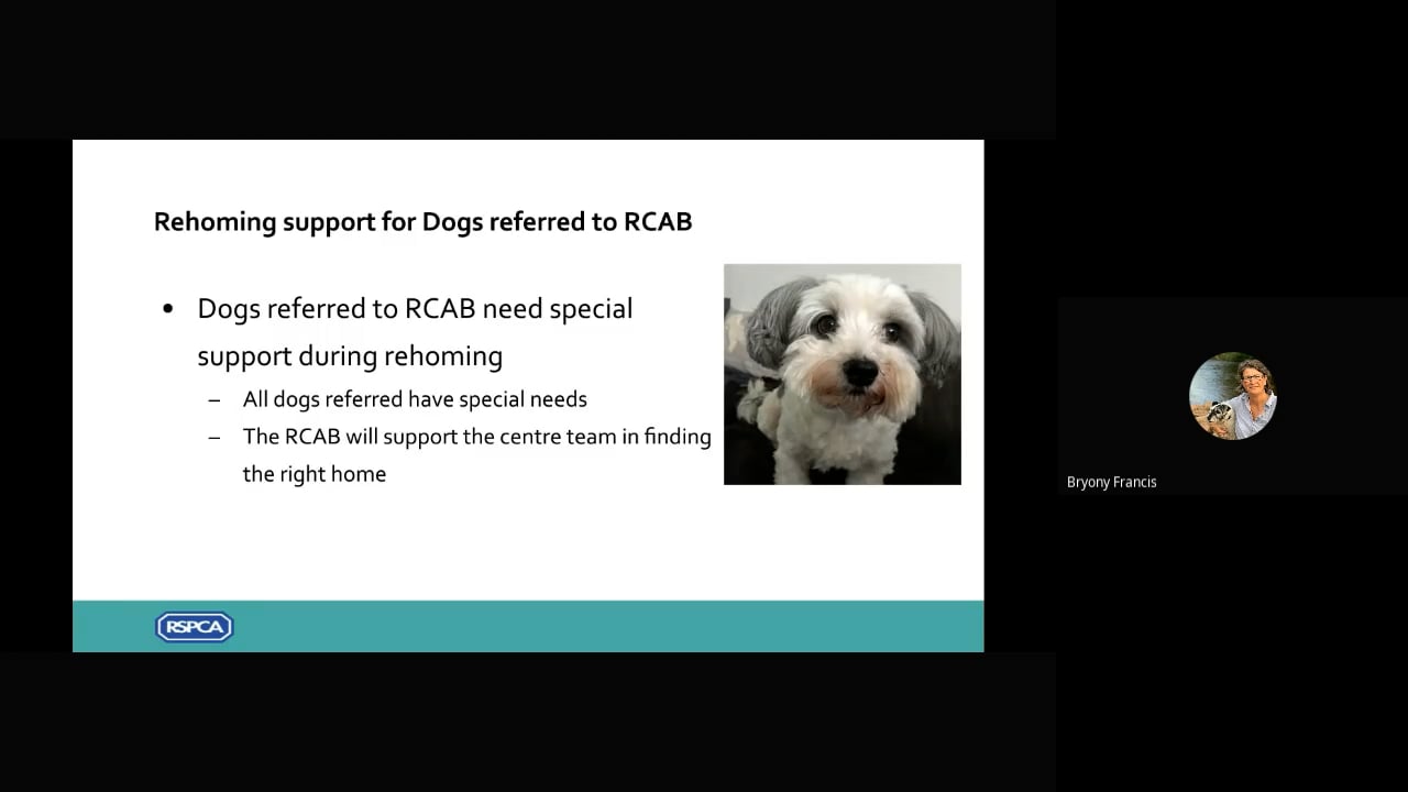 PART 2. December 2022. Monthly cpd  Dog rehomability and post adoption support (2022-12-14 14_58 GMT).mp4 - Bryony Francis