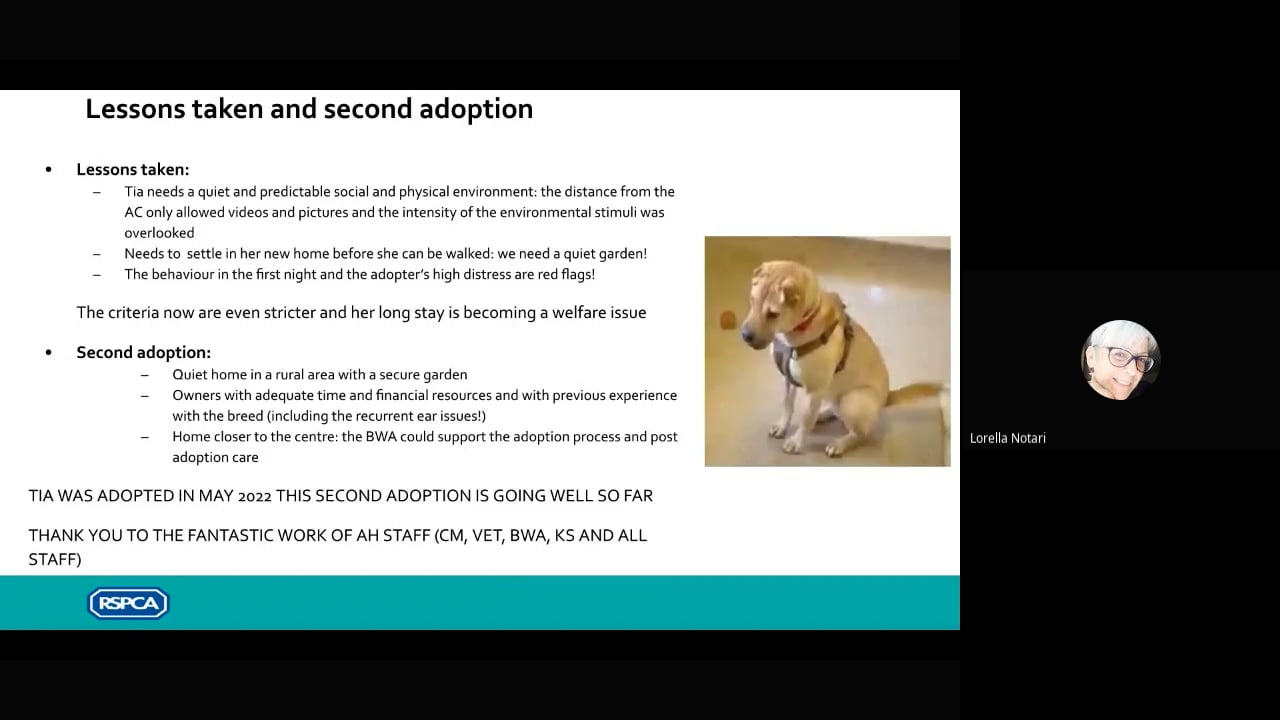 PART 3. December 2022. Monthly cpd  Dog rehomability and post adoption support (2022-12-14 15_21 GMT).mp4 - Bryony Francis