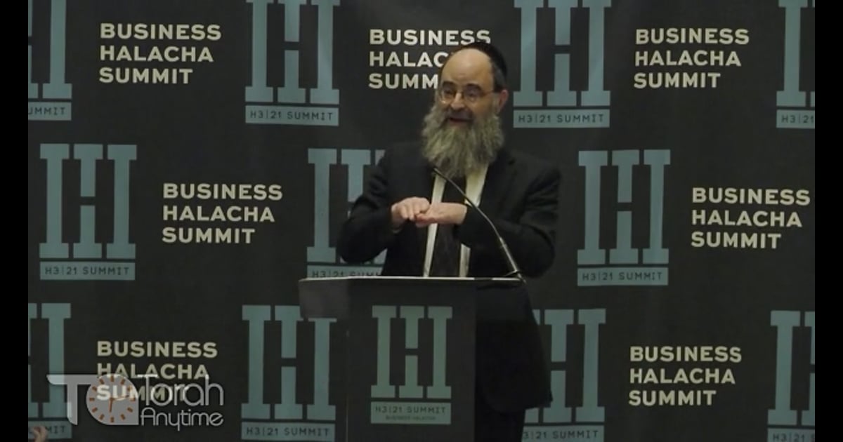 Special Event | H3 Business Summit 2021: Rabbi Gershon Schaffel ...