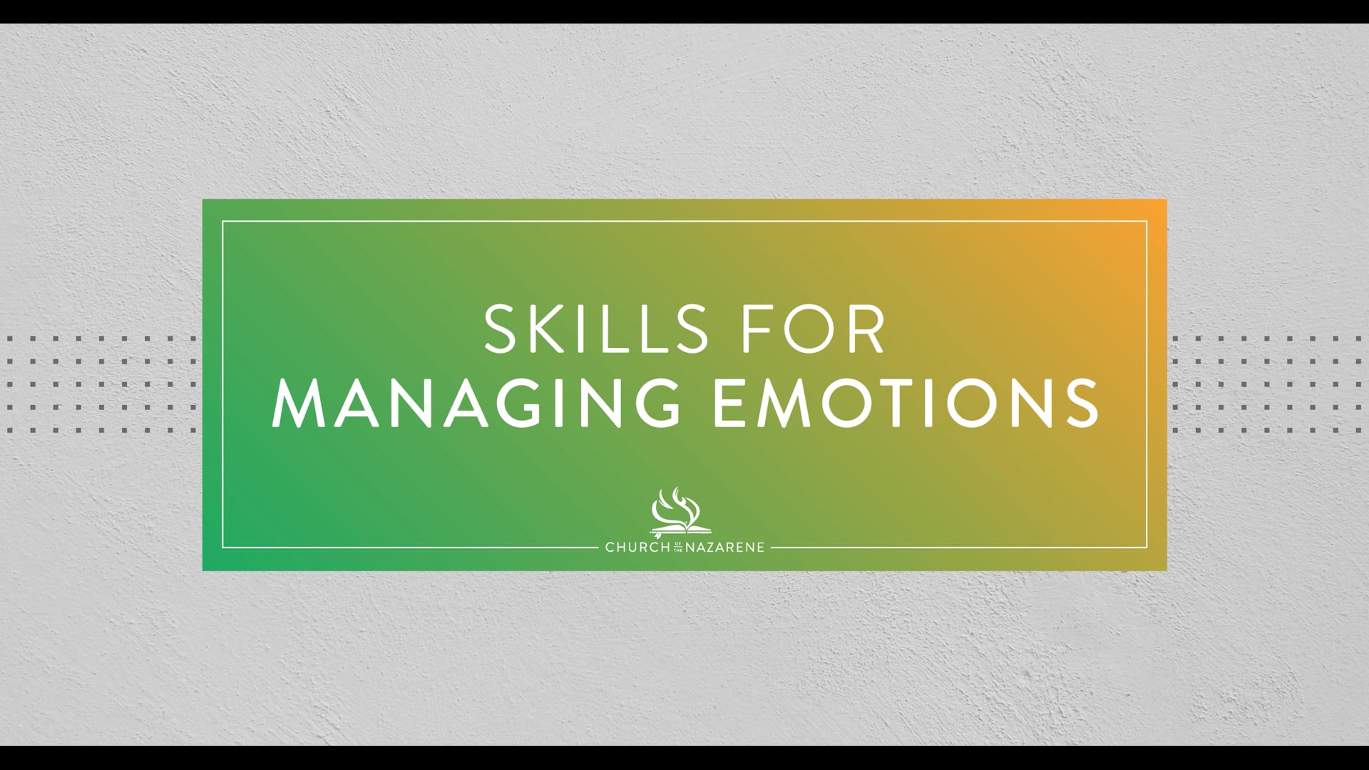 Skills for Managing Emotions: Urge Surfing