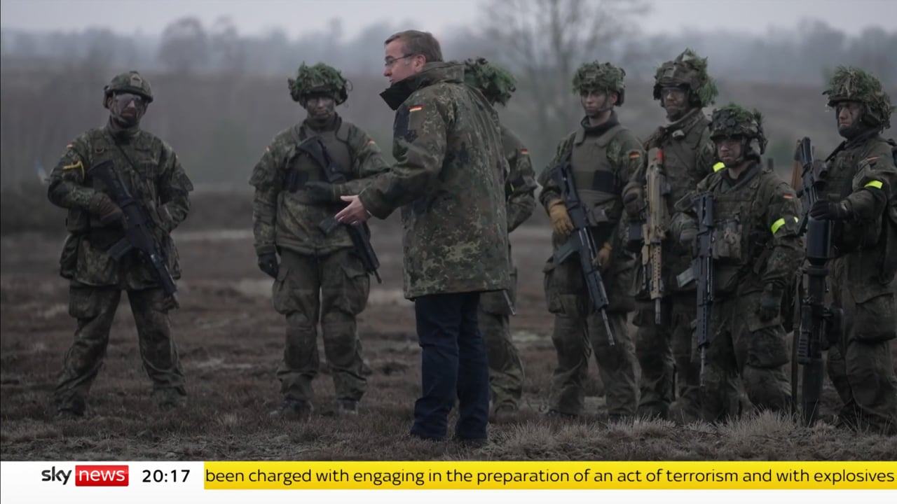 Altengrabow - 26th February 2023 - Newly appointed German Defence Minister Boris Pistorius Meets Bundeswehr