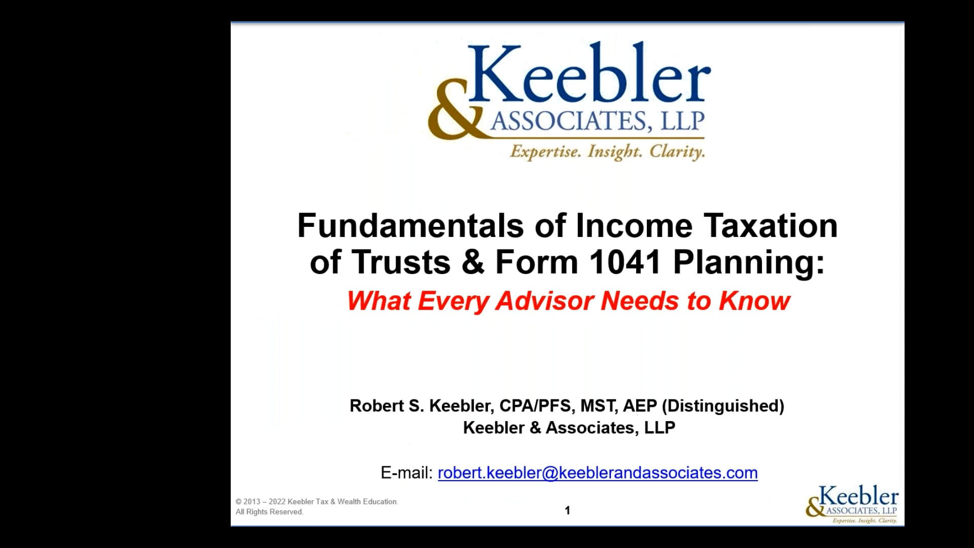 2022 RETURNS_ FUNDAMENTALS OF INCOME TAXATION OF TRUSTS & FORM 1041 ...