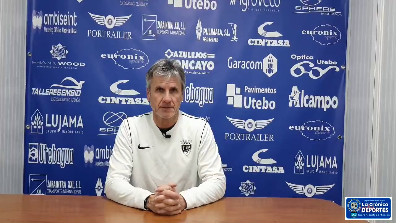 LA PREVIA / Sestao River - Utebo FC / JUAN CARLOS BELTRÁN (Entrenador Utebo) Jornada 19 / 2ª RFEF - Grupo 2 / Fuente: Utebo FC