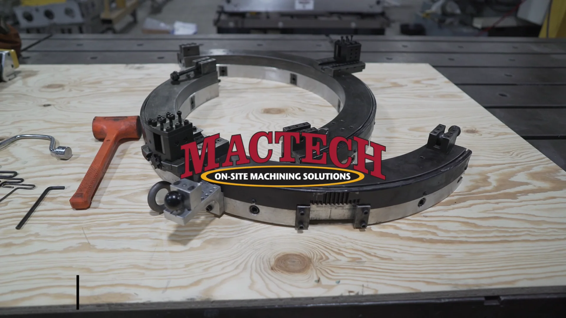 USS Clamshell Lathe on Vimeo