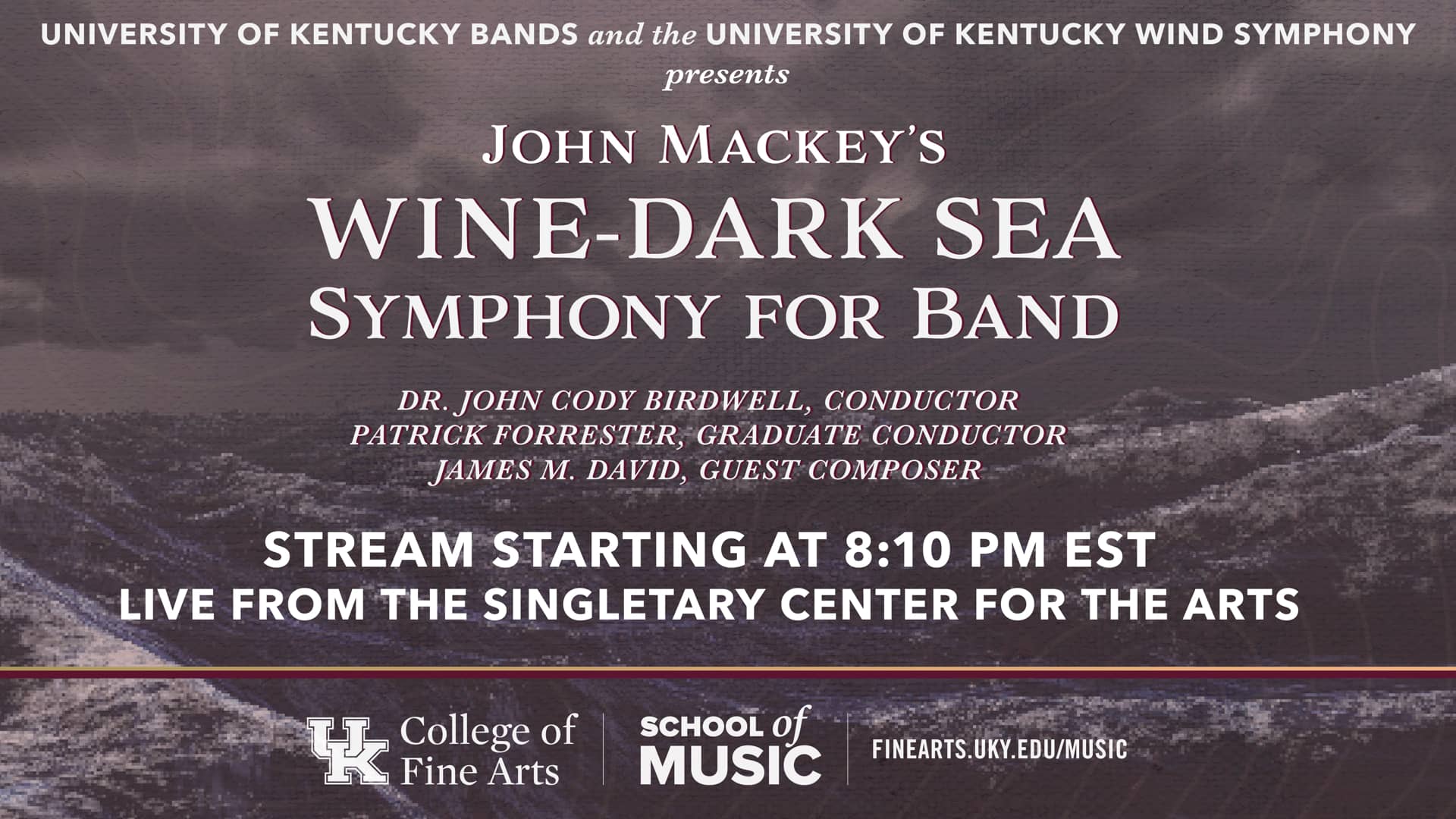 UK Wind Symphony presents John Mackey's WineDark Sea Symphony for Band