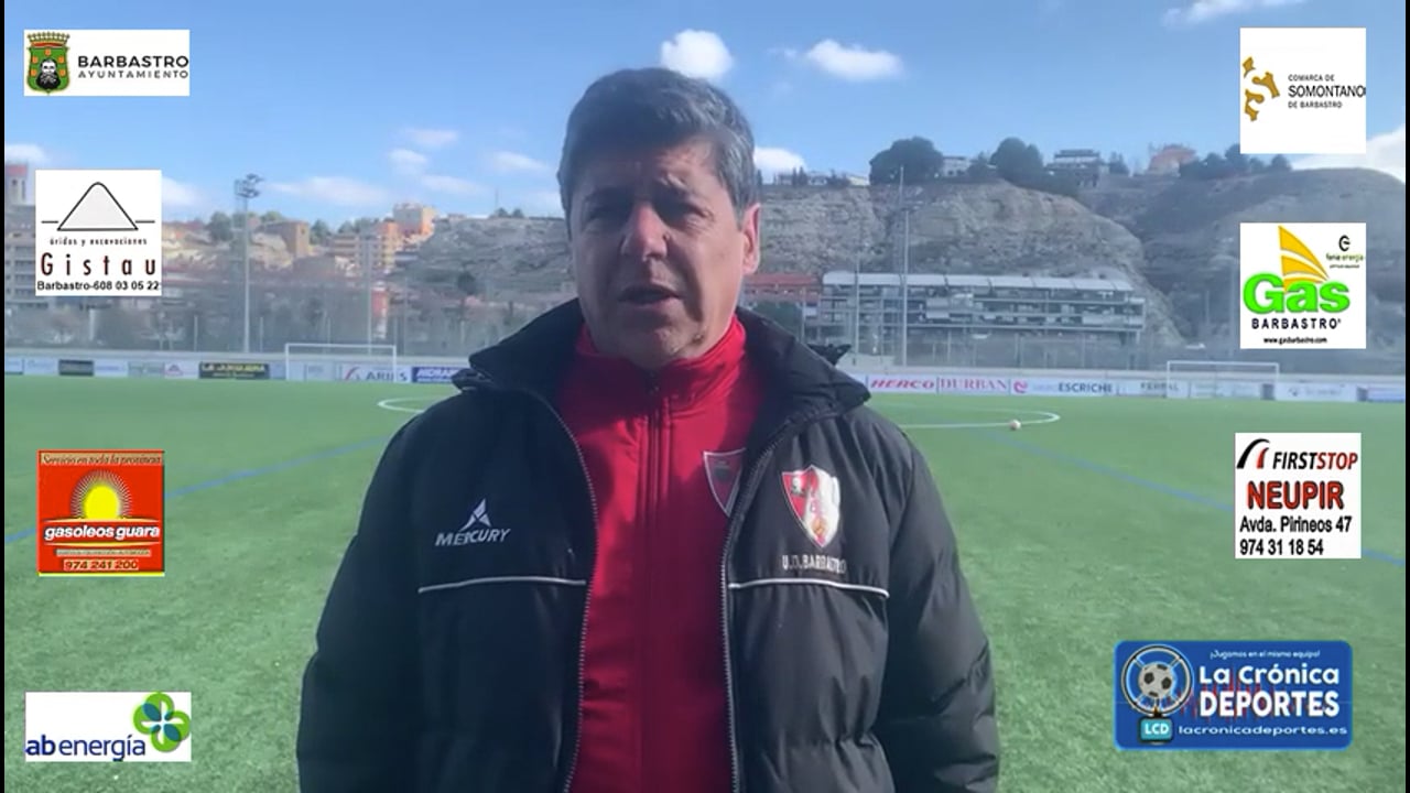 JOSETE (Entrenador Barbastro) CD Cuarte 1-1 UD Barbastro / Jornada 19 / 3ª División