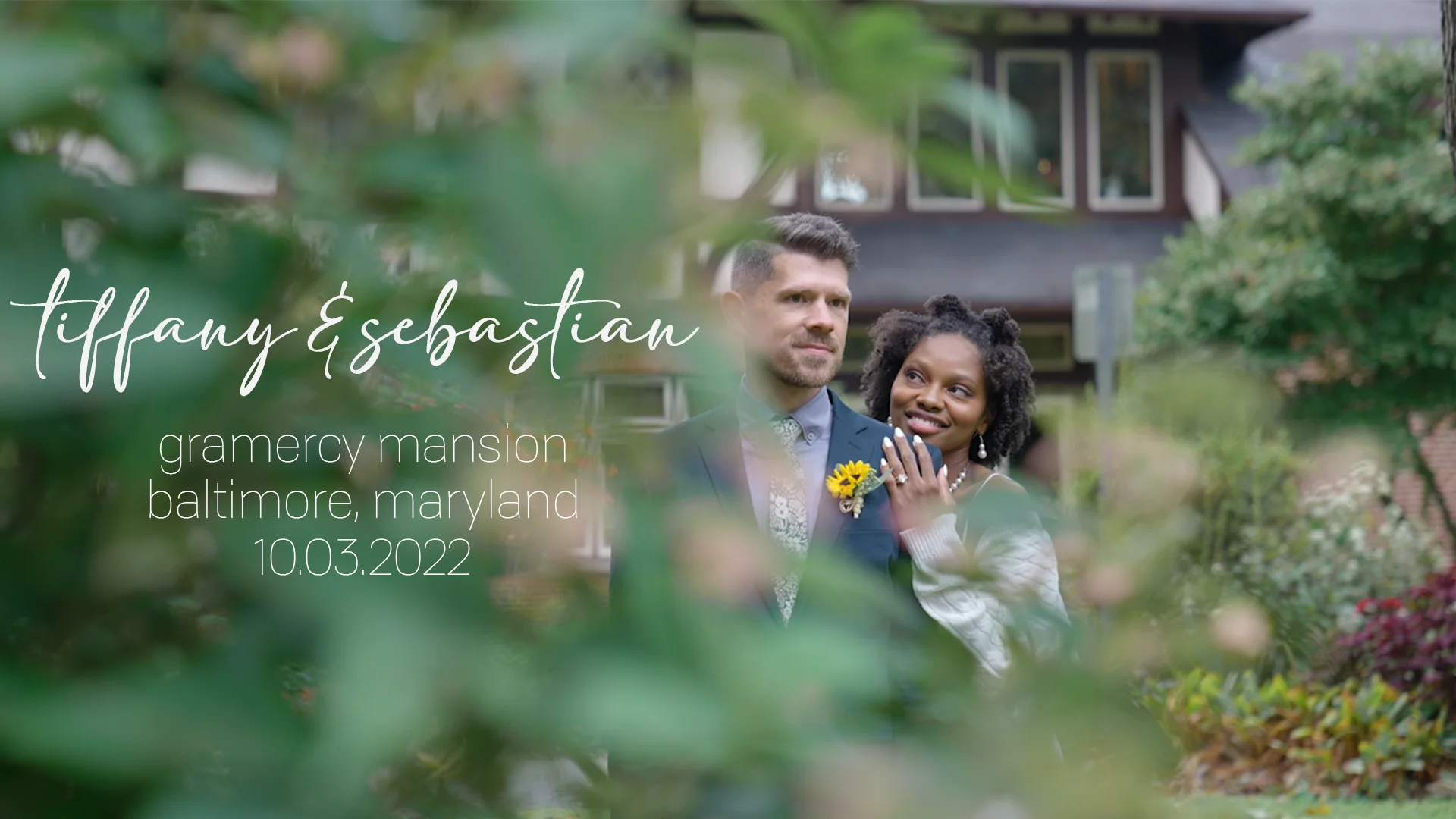 Tiffany & Sebastian wedding film at Gramercy Mansion, Baltimore MD