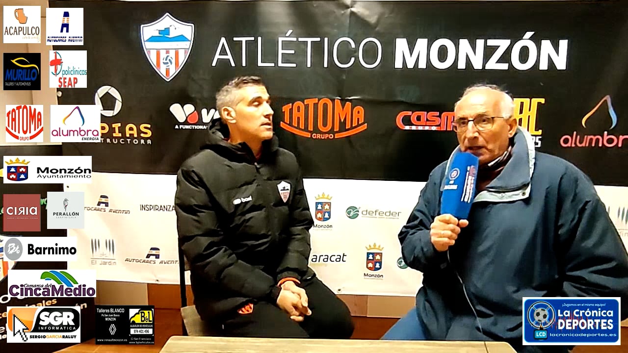 CRISTIAN ABAD (Entrenador Monzón) At Monzón Alumbra 0-0 Cariñena / J 19 / 3ª División