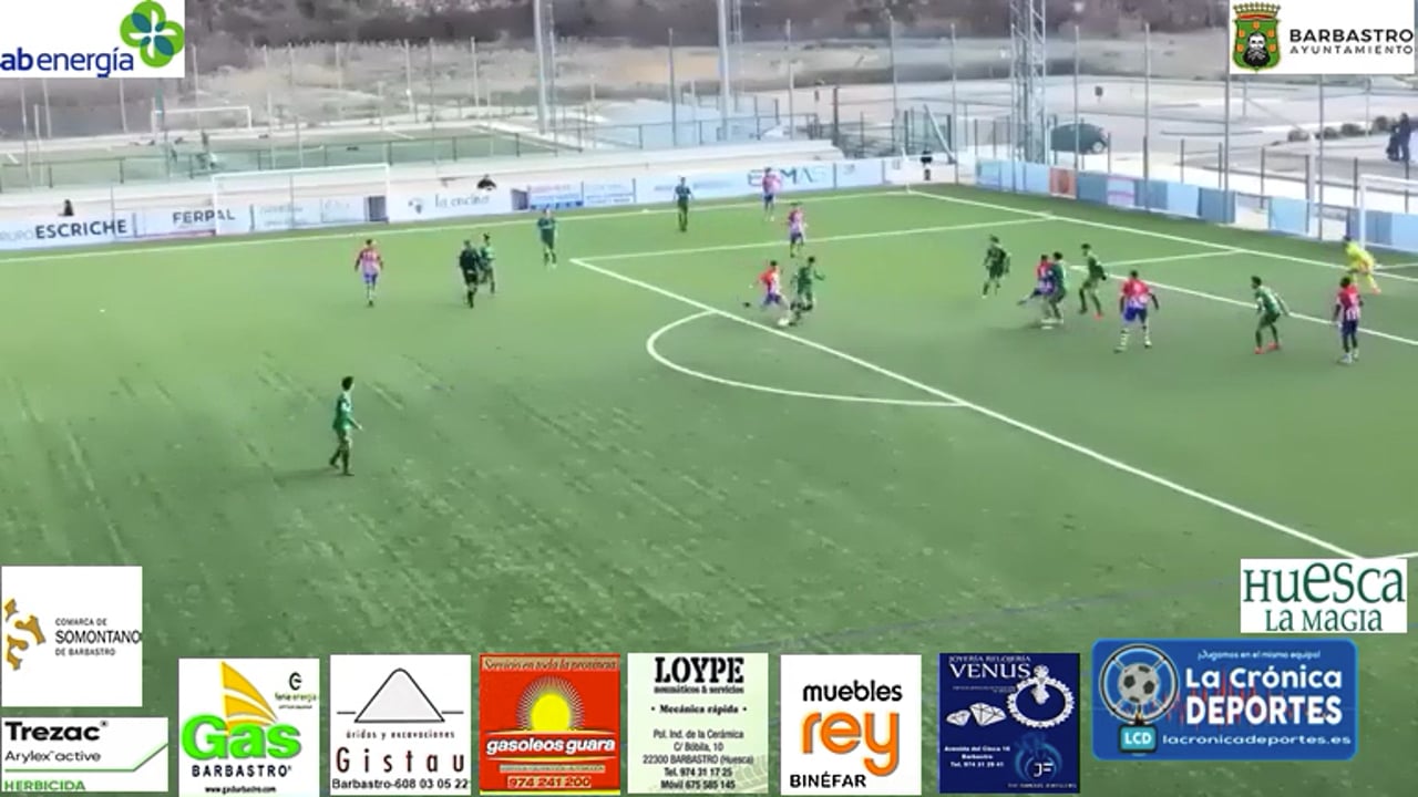 (RESUMEN y GOLES) CD Cuarte 1-1 UD Barbastro / Jornada 19 / 3ª División