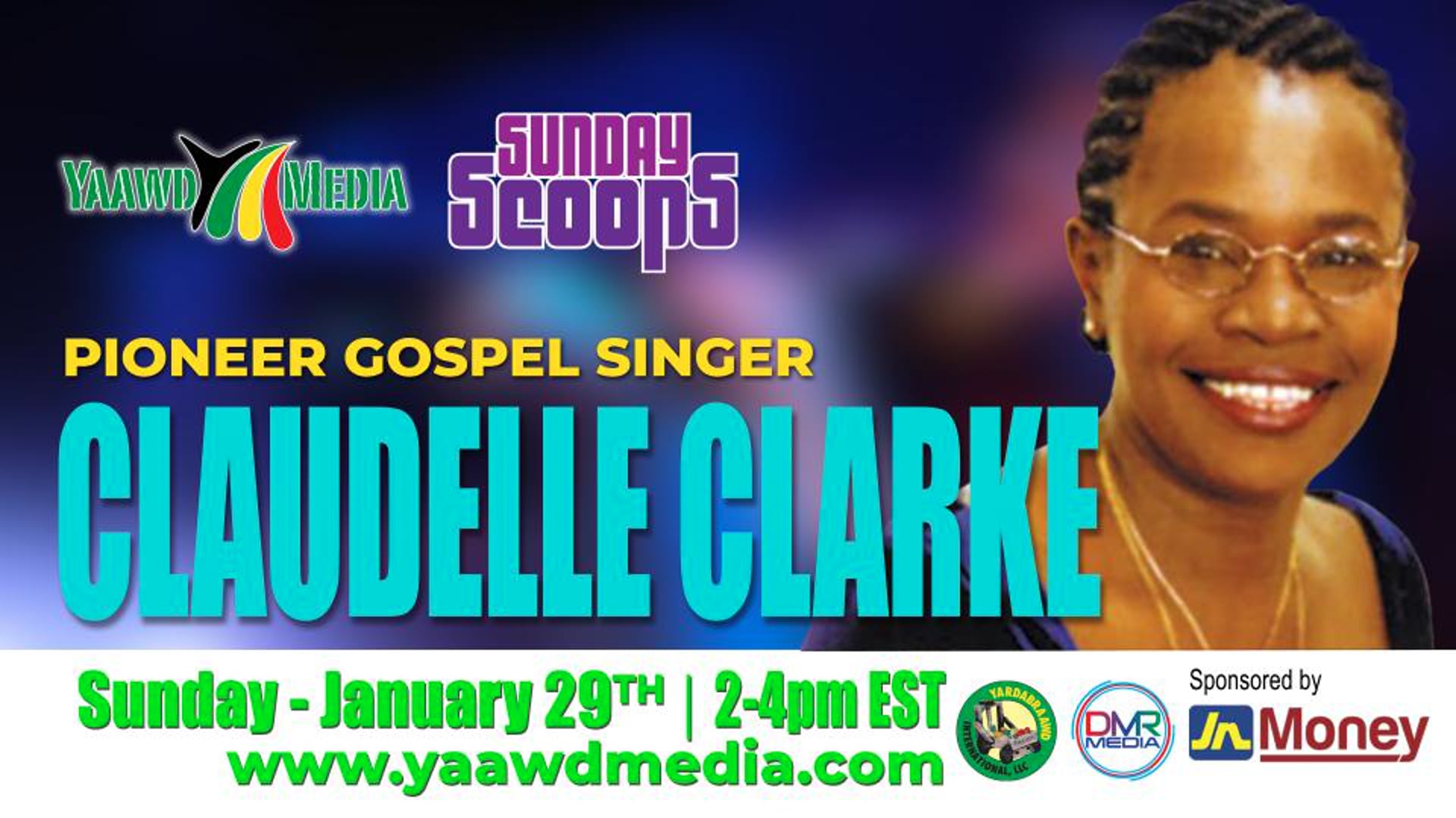 Sunday Scoops Presents - CLAUDELLE CLARKE