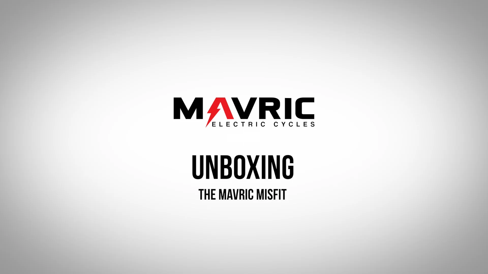 Mavric Electric Cycles | Unboxing the Misfit on Vimeo