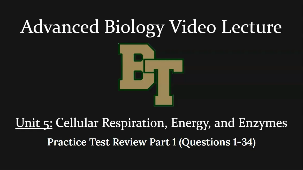 Unit 5 Practice Test Video Part 1 on Vimeo