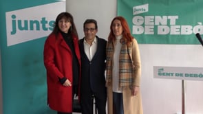 Jordi Roura es presenta al nou local de Junts