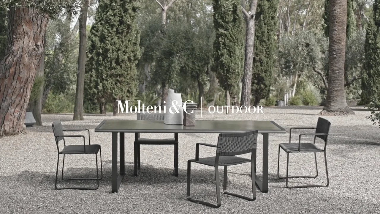 Molteni&C モルテーニ GRADO CENTER TABLE Italian coffee table with glass top - 45°/tavolino - Molteni&C