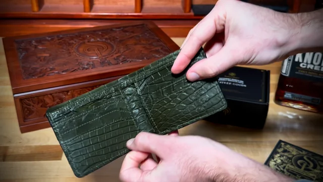 Genuine Alligator Passport Case