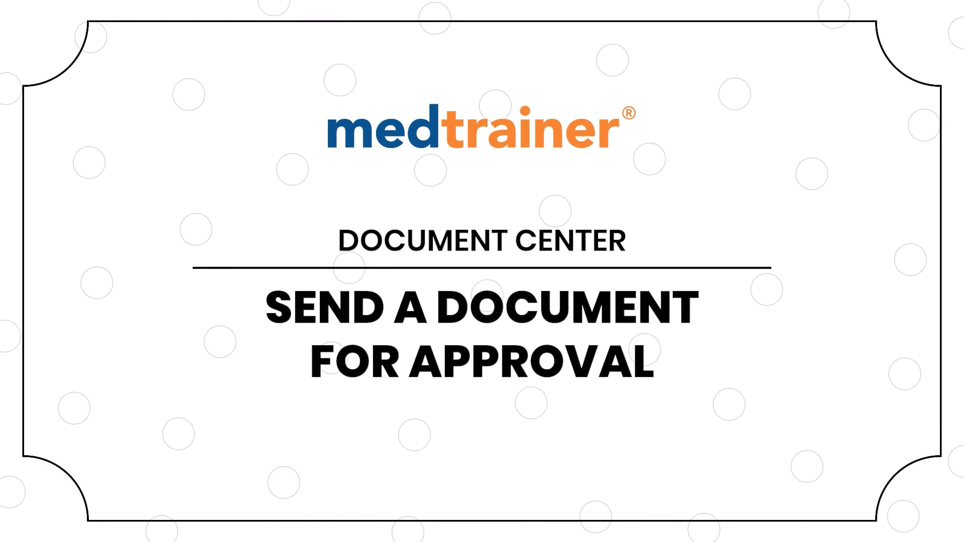Document Center How to Send a Document for Approval on Vimeo