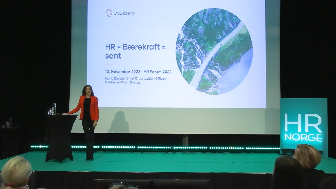 HR + bærekraft = sant - Ingrid Bjørdal, HR Forum 2022