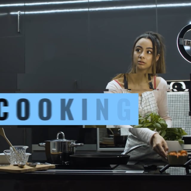 Cooking Vlog Animated Post