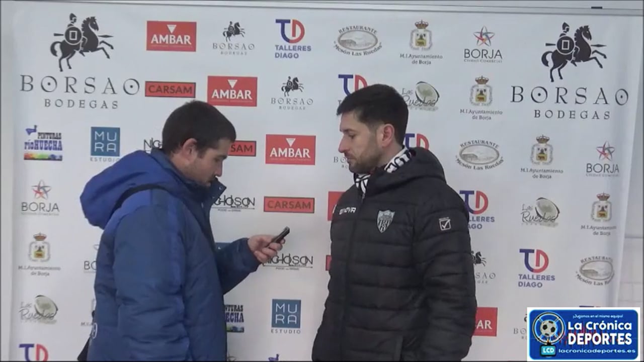 LUIS ÁNGEL LASSA (Entrenador Calatayud) SD Borja 2-0 At Calatayud / Jornada 17 / Regional Preferente Gr 2 / Fuente: YouTube Raúl Futbolero