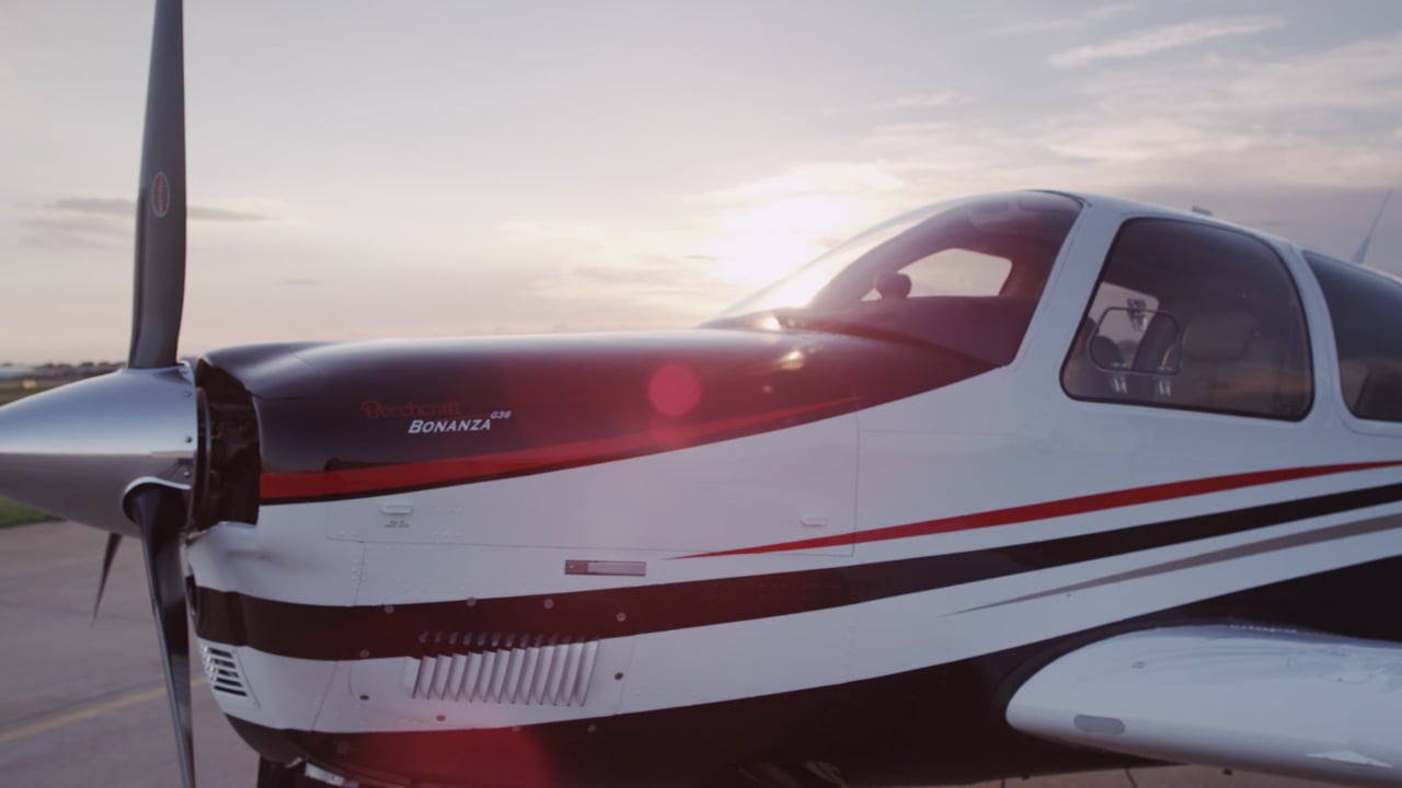 Beechcraft Bonanza b-roll video