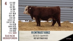 Lot #4 - R ENTRUST 6982