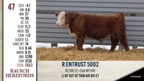 Lot #47 - R ENTRUST 5002 ***OUT OF SALE***