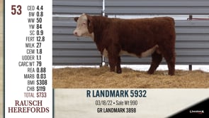 Lot #53 - R LANDMARK 5932
