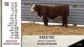 Lot #56 - R KILO 7142