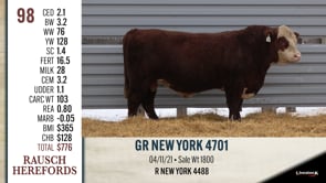 Lot #98 - GR NEW YORK 4701
