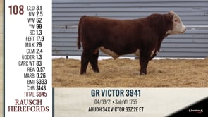 Lot #108 - GR VICTOR 3941