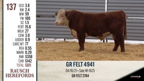Lot #137 - GR FELT 4941