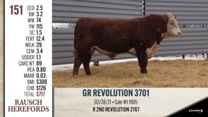 Lot #151 - GR REVOLUTION 3701