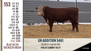 Lot #153 - GR ADDITION 5461